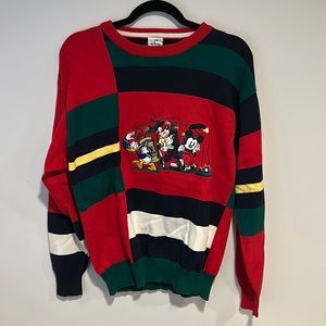 Disney Store Mickey and Friends Golf Sweater Adult Medium